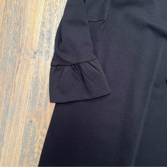 NWOT Boden Black Dress with Flutter Sleeves - Picture 5 of 9